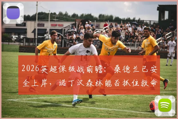 2026英超保级战前瞻:桑德兰已安全上岸,诺丁汉森林能否抓住救命稻草逃离降级区?